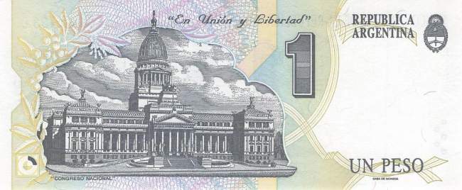 1 Peso Argentinien 1992 p.339b C